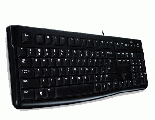 Bild von Logitech K120 Corded Keyboard Tastatur USB QWERTZ Ungarisch Schwarz