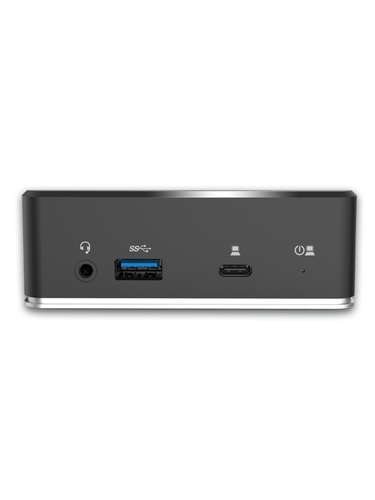 Bild von V7 Universal USB-C Docking Station mit 2x HDMI, 3,5 mm Audio Combo Ein-/Ausgang, Gigabit Ethernet, 3x USB 3.1 und 85 W Stromversorgung