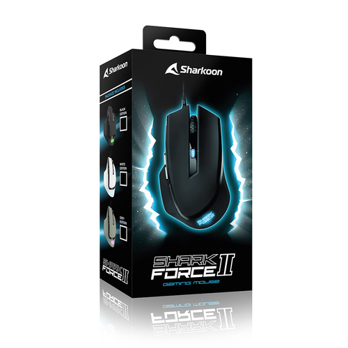 Bild von Sharkoon SHARK Force II Maus Gaming rechts USB Typ-A Optisch 4200 DPI