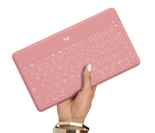 Bild von Logitech Keys-To-Go Französisch Bluetooth Pink