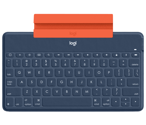 Bild von Logitech Keys-To-Go Norwegisch Bluetooth Blau