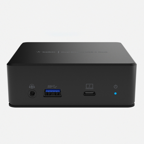 Bild von Belkin USB-C Dual Display Docking Station USB 3.2 Gen 1 (3.1 Gen 1) Type-C Schwarz