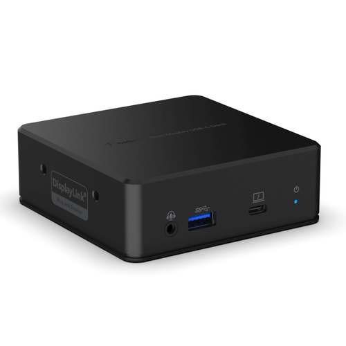 Bild von Belkin USB-C Dual Display Docking Station USB 3.2 Gen 1 (3.1 Gen 1) Type-C Schwarz