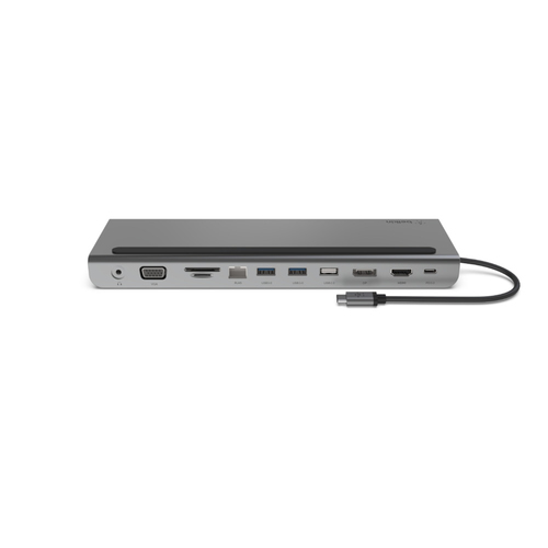 Bild von Belkin INC004BTSGY laptop-dockingstation & portreplikator Kabelgebunden USB 3.2 Gen 1 (3.1 Gen 1) Type-C Schwarz, Grau