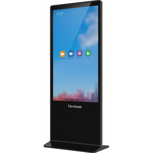 Bild von Viewsonic EP5542T Signage-Display Totem-Design 139,7 cm (55 Zoll) LED 450 cd/m² 4K Ultra HD Schwarz Touchscreen Android 8.0