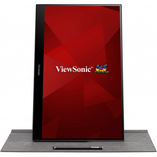 Bild von Viewsonic TD1655 Computerbildschirm 39,6 cm (15.6 Zoll) 1920 x 1080 Pixel Full HD LED Touchscreen Multi-Nutzer Schwarz, Silber