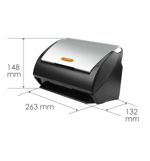 Bild von Plustek SmartOffice PS186 ADF-Scanner 600 x 600 DPI A4 Schwarz, Silber