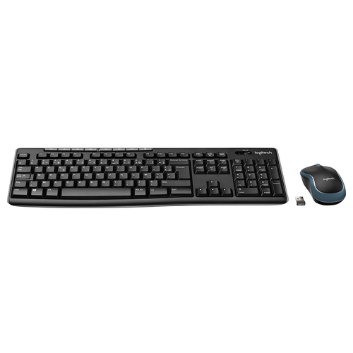 Bild von Logitech Wireless Combo MK270 Tastatur Maus enthalten Büro USB AZERTY Belgisch Schwarz