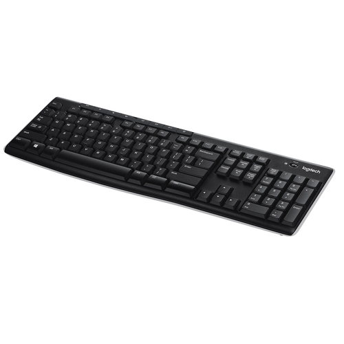 Bild von Logitech Wireless Keyboard K270 Tastatur Haus RF Wireless AZERTY Belgisch Schwarz