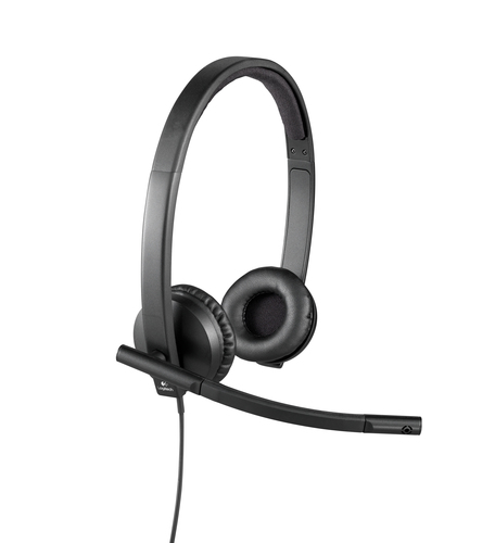 Bild von Logitech H570e Kopfhörer Kabelgebunden Kopfband Büro/Callcenter USB Typ-A Schwarz