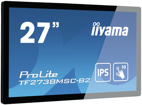 Bild von iiyama ProLite TF2738MSC-B2 Computerbildschirm 68,6 cm (27 Zoll) 1920 x 1080 Pixel Full HD LED Touchscreen Multi-Nutzer Schwarz