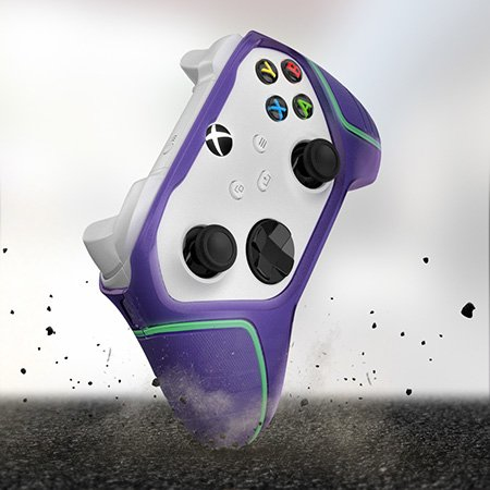 Bild von OtterBox Easy Grip Gaming Controller Series für Microsoft XBOX Controller Gen 9, Galactic Dream Purple/Glow in the Dark