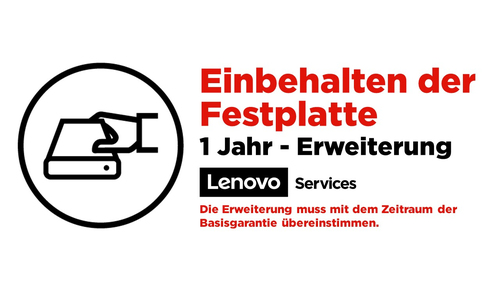 Bild von Lenovo 1 Jahr Einbehalten der Festplatte (Erweiterung)