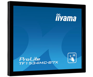 Bild von iiyama ProLite TF1534MC-B7X Computerbildschirm 38,1 cm (15 Zoll) 1024 x 768 Pixel XGA LED Touchscreen Multi-Nutzer Schwarz