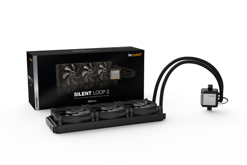 Bild von be quiet! SILENT LOOP 2 360mm Prozessor All-in-One-Flüssigkeitskühler 12 cm Schwarz 1 Stück(e)