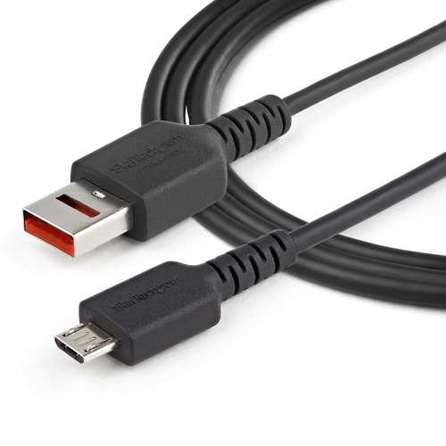 Bild von StarTech.com 1m USB-Datenblocker Kabel - USB-A auf USB Micro-B Sicheres Ladekabel - keine Datenübertragung /Power-Only-Kabel für Handy/Tablet - Datenblockierung USB Kabel