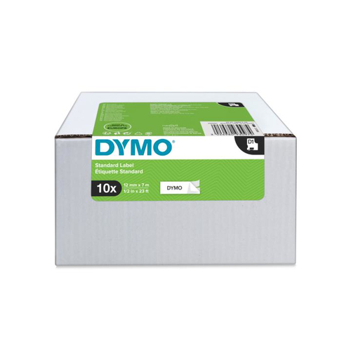 Bild von DYMO ® D1® Vorteilspack - 12mm x 7m - Schwarz auf Weiß