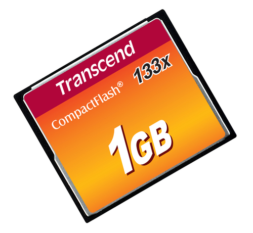 Bild von Transcend 1 GB CF 133x Kompaktflash MLC