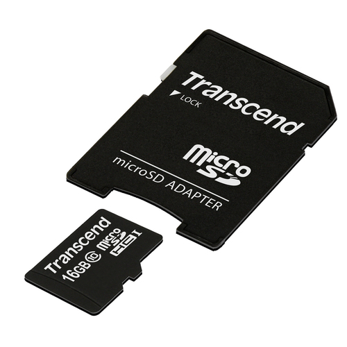 Bild von Transcend TS16GUSDHC10 Speicherkarte 16 GB MicroSDHC NAND Klasse 10