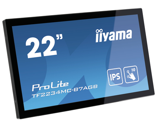 Bild von iiyama ProLite TF2234MC-B7AGB Computerbildschirm 54,6 cm (21.5 Zoll) 1920 x 1080 Pixel Full HD LED Touchscreen Multi-Nutzer Schwarz