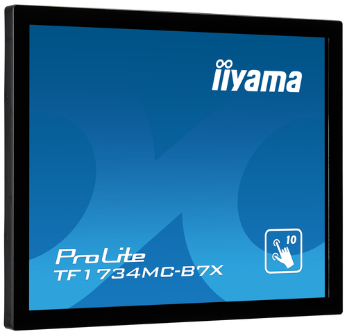 Bild von iiyama ProLite TF1734MC-B7X Computerbildschirm 43,2 cm (17 Zoll) 1280 x 1024 Pixel SXGA LED Touchscreen Schwarz