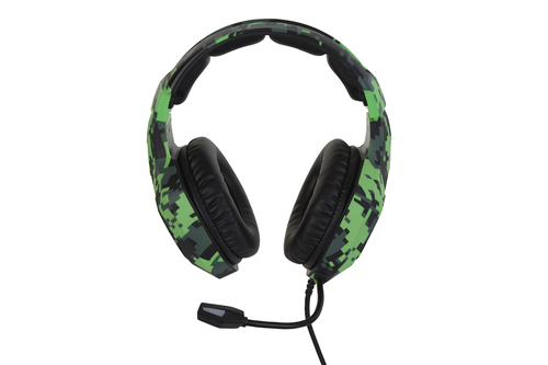 Bild von SureFire Skirmish Kopfhörer Kabelgebunden Kopfband Gaming USB Typ-A Schwarz, Camouflage, Grün