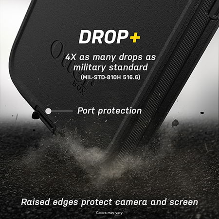 Bild von OtterBox Defender Series für Apple iPhone 12/iPhone 12 Pro, schwarz - Ohne Einzelhandlesverpackung