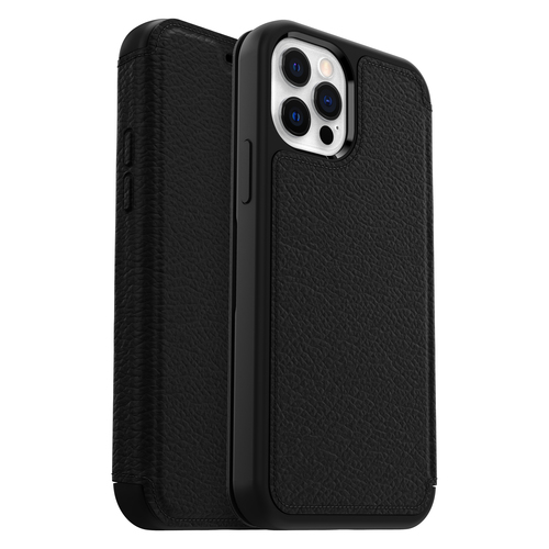 Bild von OtterBox Strada Folio Series für Apple iPhone 12/iPhone 12 Pro, schwarz - Ohne Einzelhandlesverpackung