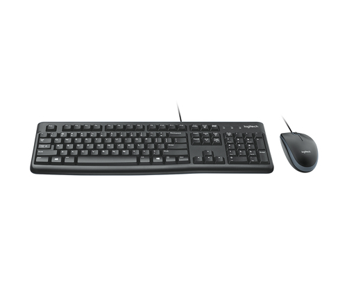 Bild von Logitech Desktop MK120 Tastatur Maus enthalten USB QWERTY UK Englisch Schwarz