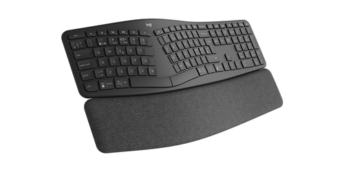 Bild von Logitech Ergo K860 Tastatur Büro RF Wireless + Bluetooth Französisch Graphit