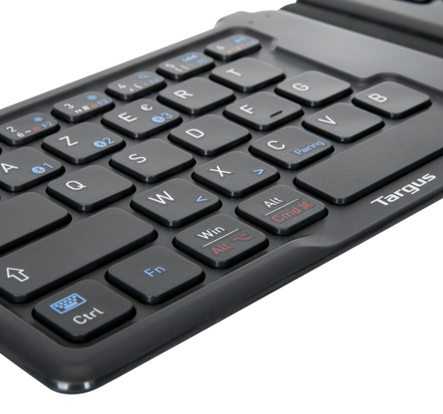 Bild von Targus AKF003FR Tastatur Universal Bluetooth AZERTY Französisch Schwarz