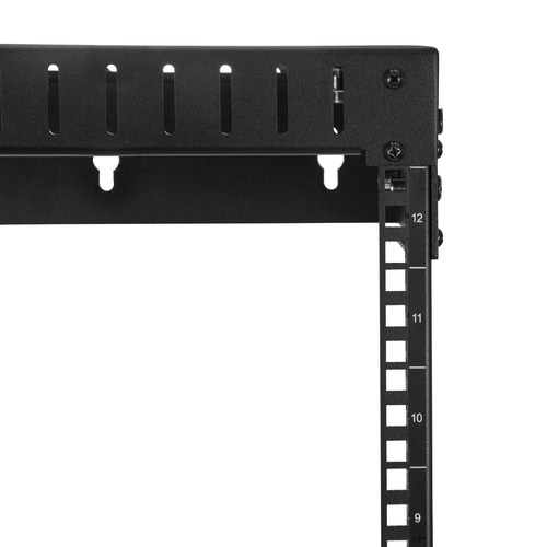 Bild von StarTech.com 2-Pfosten 12HE Heavy-Duty Wandmontage Netzwerk-Rack, 19&quot; Open Frame Server Rack mit Einstellbarer Tiefe, Wandmontage Daten-Rack für IT/AV/Patch Panele/Computer - Käfigmuttern und Schrauben inkl.