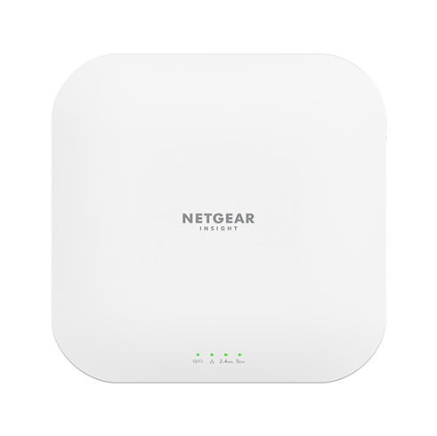 Bild von NETGEAR Insight Cloud Managed WiFi 6 AX3600 Dual Band Access Point (WAX620) 3600 Mbit/s Weiß Power over Ethernet (PoE)