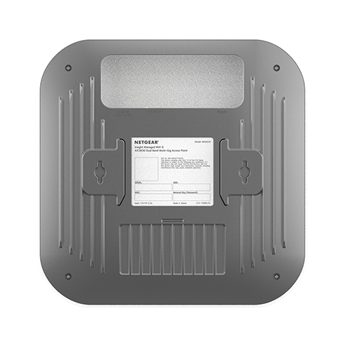 Bild von NETGEAR Insight Cloud Managed WiFi 6 AX3600 Dual Band Access Point (WAX620) 3600 Mbit/s Weiß Power over Ethernet (PoE)