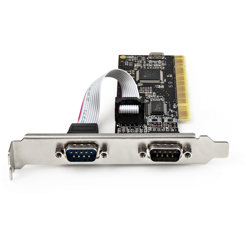 Bild von StarTech.com RS232 PCI Karte - PCI auf 2 Serielle Port-Karte - PCI 2-Port DB9 Serielle Controller-Karte RS232 - Schnittstellenkarte - PCI Expansion - Erweiterungskarte für Desktops