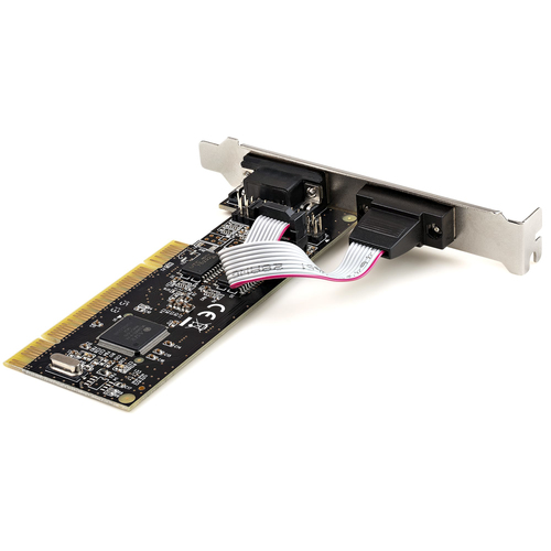 Bild von StarTech.com RS232 PCI Karte - PCI auf 2 Serielle Port-Karte - PCI 2-Port DB9 Serielle Controller-Karte RS232 - Schnittstellenkarte - PCI Expansion - Erweiterungskarte für Desktops