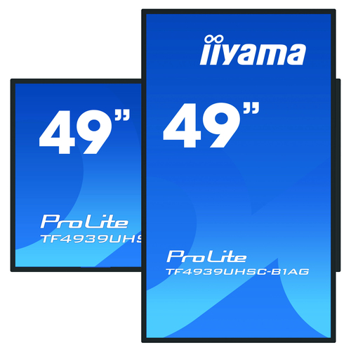 Bild von iiyama ProLite TF4939UHSC-B1AG Computerbildschirm 124,5 cm (49&quot;) 3840 x 2160 Pixel 4K Ultra HD LED Touchscreen Multi-Nutzer Schwarz