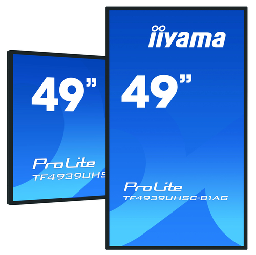 Bild von iiyama ProLite TF4939UHSC-B1AG Computerbildschirm 124,5 cm (49&quot;) 3840 x 2160 Pixel 4K Ultra HD LED Touchscreen Multi-Nutzer Schwarz