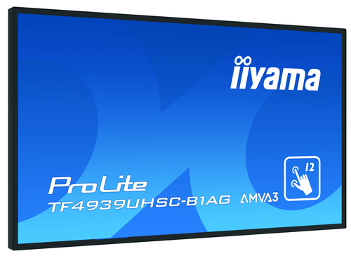 Bild von iiyama ProLite TF4939UHSC-B1AG Computerbildschirm 124,5 cm (49&quot;) 3840 x 2160 Pixel 4K Ultra HD LED Touchscreen Multi-Nutzer Schwarz