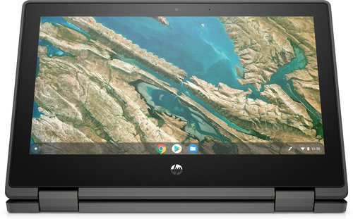 Bild von HP Chromebook x360 11 G3 EE N4120 29,5 cm (11.6 Zoll) Touchscreen HD Intel® Celeron® 8 GB LPDDR4-SDRAM 64 GB eMMC Wi-Fi 5 (802.11ac) ChromeOS Grau