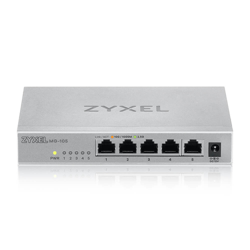 Bild von Zyxel MG-105 Unmanaged 2.5G Ethernet (100/1000/2500) Stahl