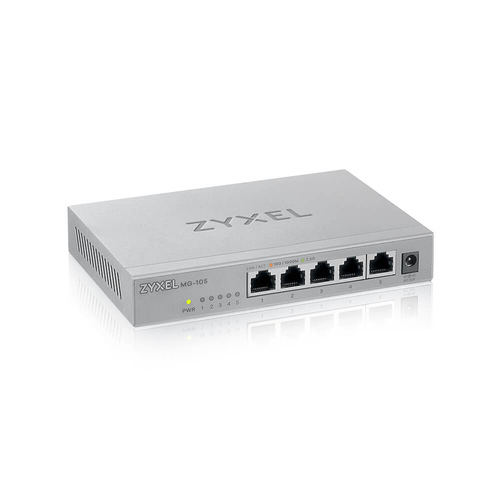 Bild von Zyxel MG-105 Unmanaged 2.5G Ethernet (100/1000/2500) Stahl