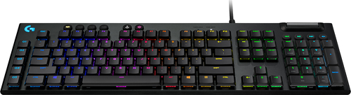 Bild von Logitech G G815 LIGHTSYNC RGB Mechanical Gaming Keyboard – GL Linear Tastatur USB Russisch Karbon