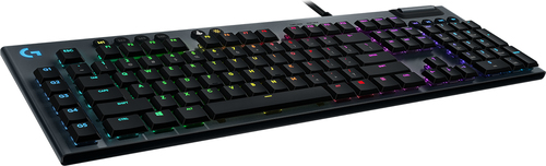 Bild von Logitech G G815 LIGHTSYNC RGB Mechanical Gaming Keyboard – GL Linear Tastatur USB Russisch Karbon