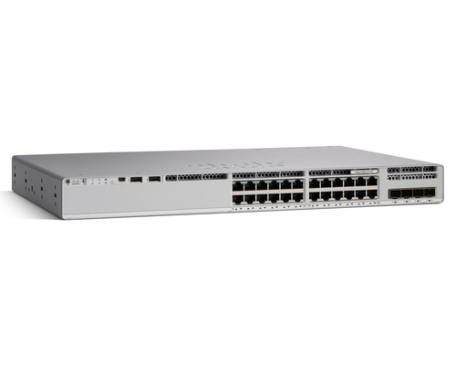 Bild von Cisco C9200L-24T-4G-1E Netzwerk-Switch Managed L3 Gigabit Ethernet (10/100/1000) Grau