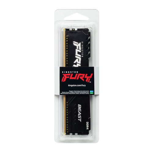 Bild von Kingston Technology FURY 8GB 2666MT/s DDR4 CL16 DIMM Beast Black