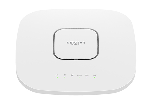 Bild von NETGEAR Insight Cloud Managed WiFi 6 AX6000 Tri-band Multi-Gig Access Point (WAX630) 6000 Mbit/s Weiß Power over Ethernet (PoE)