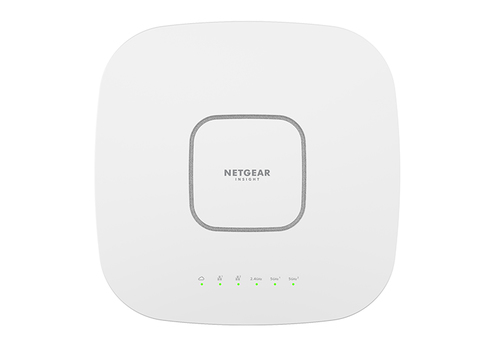 Bild von NETGEAR Insight Cloud Managed WiFi 6 AX6000 Tri-band Multi-Gig Access Point (WAX630) 6000 Mbit/s Weiß Power over Ethernet (PoE)