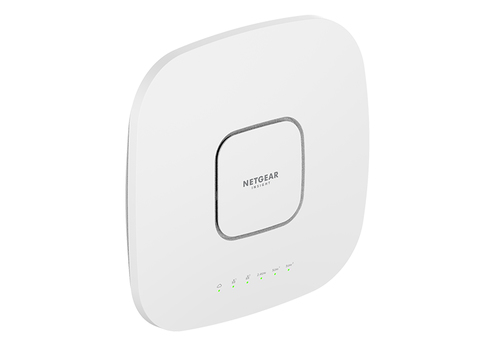 Bild von NETGEAR Insight Cloud Managed WiFi 6 AX6000 Tri-band Multi-Gig Access Point (WAX630) 6000 Mbit/s Weiß Power over Ethernet (PoE)