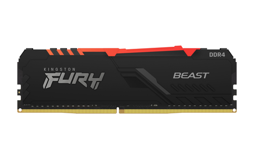 Bild von Kingston Technology FURY Beast RGB Speichermodul 64 GB 4 x 16 GB DDR4 2666 MHz